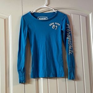 Dark blue long sleeve shirt